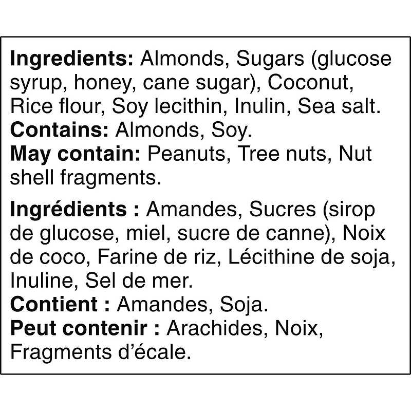 KIND Amandes et Noix De Coco