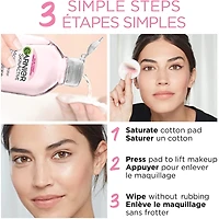 Garnier Eau Micellaire Démaquillante, Hydratant tout-en-un + Nettoyant visage à l'eau de rose et à la glycérine, hypoallergénique, peau sensible à sèche, 700 ml