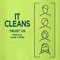 Garnier Fructis Pure Clean Zero Silicone shampooing fortifiant pour cheveux normaux à gras, avec extrait de citron