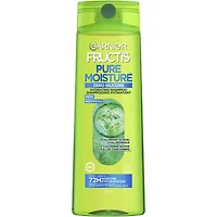 Fructis Pure Moisture Hydrating Shampoo, for 72 hours of moisture for Dry Hair and Scalp, with Hyaluronic Acid and Cucumber Water