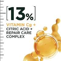 Fructis Hair Filler + Vitamine C Sérum Sans Sulfates Réparateur et Fortifiant, pour Cheveux Faibles et Endommagés, Jusqu'à 4X Moins de Cassures & 79% de Force en Plus