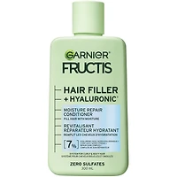 Fructis Hair Filler + Acide Hyaluronique Revitalisant Réparateur Hydratant, pour Cheveux Bouclés & Ondulés, jusqu'à 15X plus Humides & 100 heures de Contrôle des Frisottis