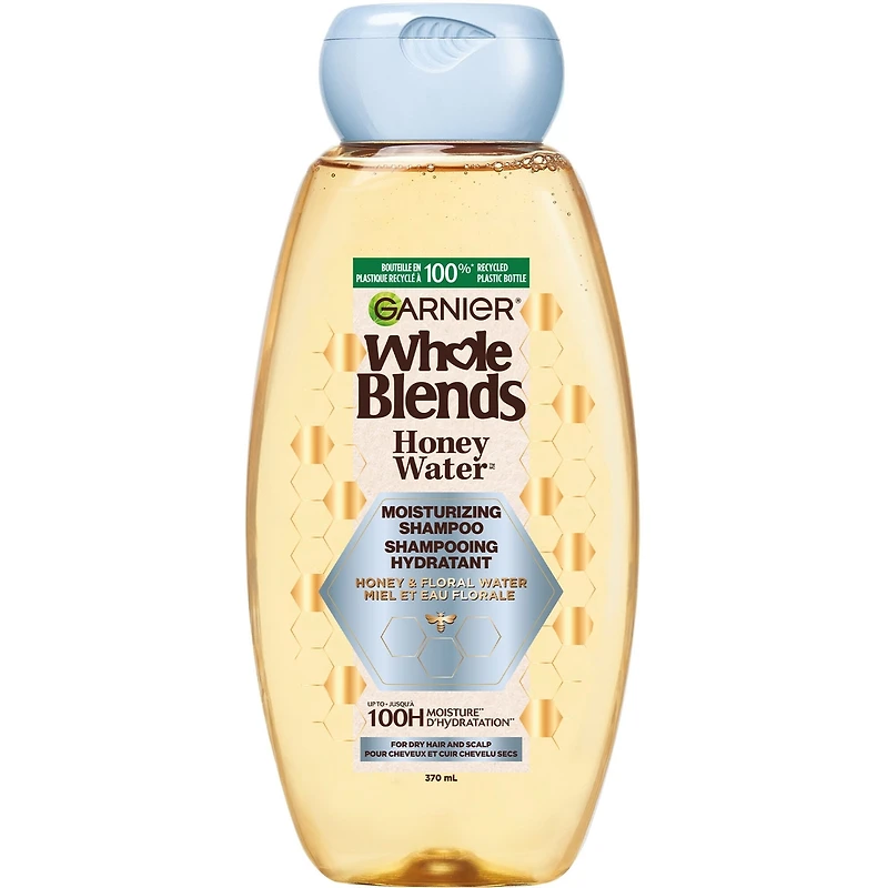 Whole Blends Honey Water Shampooing Hydratant pour Cheveux et Cuir Chevelu Secs