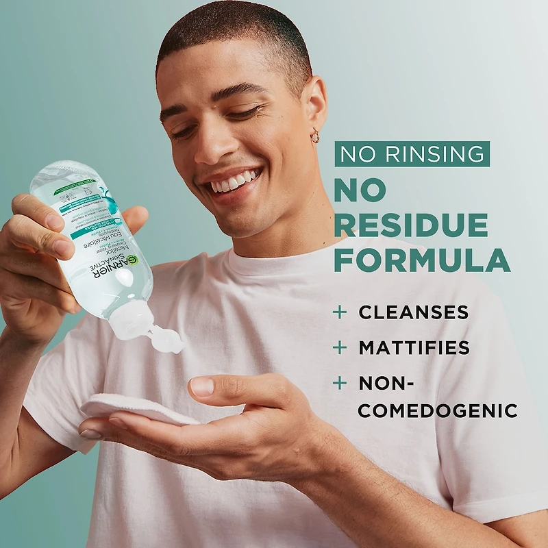 Eau micellaire Garnier à l'acide salicylique