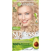 Nutrisse Ultra Crème, Permanent Hair Dye, 100% Grey Coverage