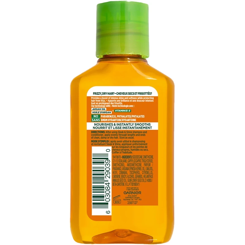 Huile capillaire Fructis Sleek & Shine