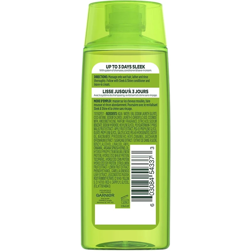 Shampoing fortifiant Fructis Sleek & Shine