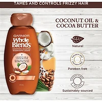 Whole Blends Shampoo, pour cheveux crépus, huile de coco et beurre de cacao