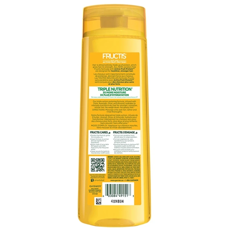 Fructis Triple Nutrition shampooing fortifiant