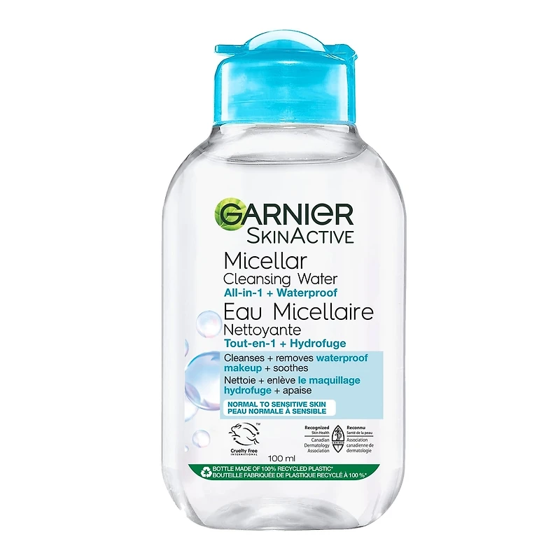 Garnier Skin Active Micellar Water For Normal And Sensitive Skin Waterproof 100 Ml