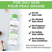 Skin Active Micellar Water For Oily Skin 400 Ml