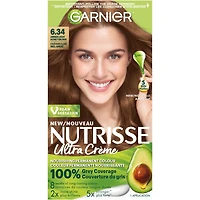 Nutrisse Ultra Crème, Permanent Hair Dye, 100% Grey Coverage