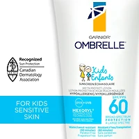 Lotion solaire hypoallergénique pour enfants, FPS 60