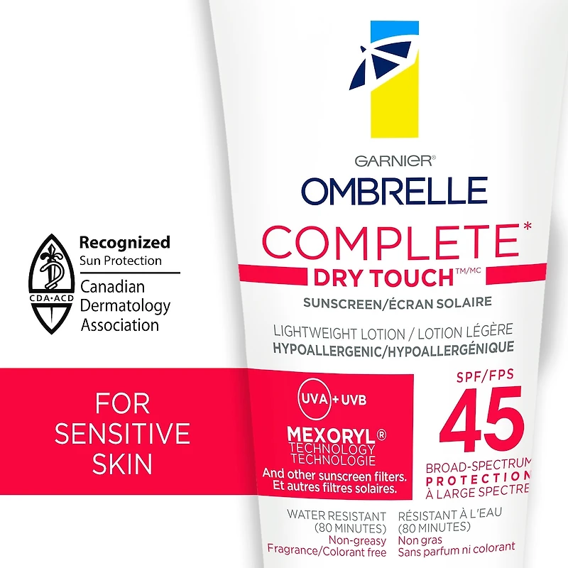 Crème solaire soin complet protection à large spectre