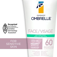 Écran solaire pour visage FPS 60 Crème anti-brillance