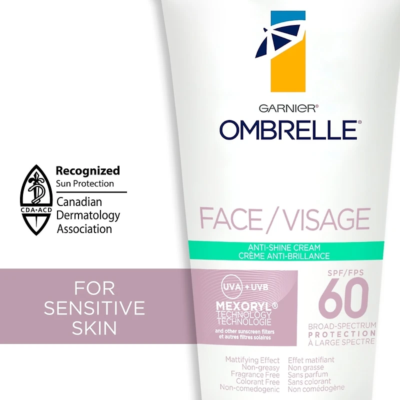 Face Anti-Shine SPF 60 Sunscreen Cream