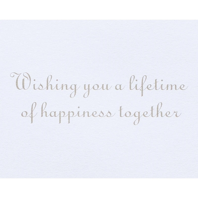 Papyrus Wedding Shower Card (Lifetime of Happiness)