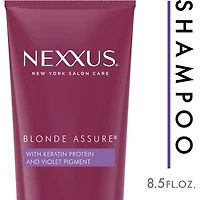 Nexxus  Purple Shampoo, hair care for colour treated Blonde or Silver hair Blonde Assure, Colour Toning - NO brassy yellow tones 251ML