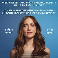 Shampooing pour cheveux secs et frisottés Ultralight Smooth Weightless Frizz Protection 0 % sulfates et silicones 400 ml