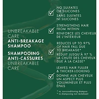 Shampooing Anti-cassures pour cheveux fins et clairsemés Nexxus Unbreakable Care™ avec kératine, collagène, biotine