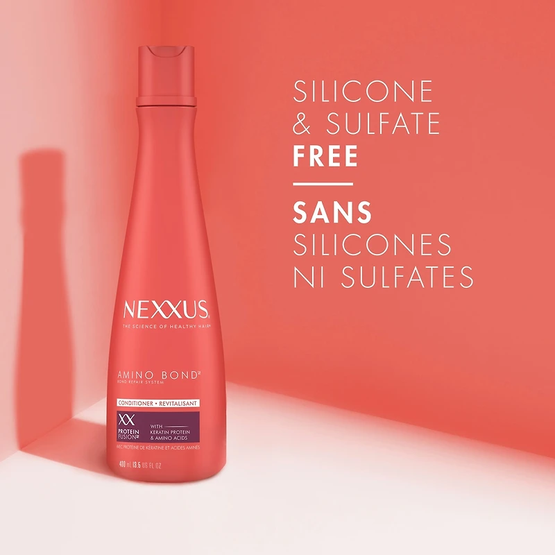 Revitalisant pour cheveux abîmés Amino Bond système réparateur de liaisons sans sulfate avec protéine de kératine et acides aminés
