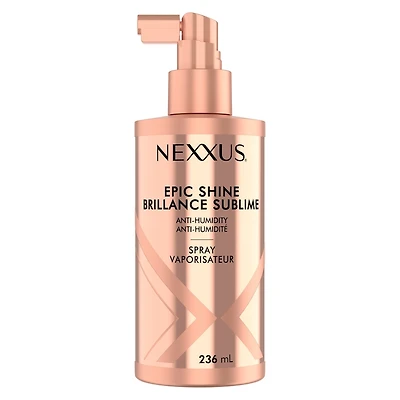 Nexxus Epic Shine Spray Anti-Humidité Protection Thermique pour une Brillance Durable et Légère, avec Technologie StyleProtect 236mL