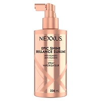 Nexxus Epic Shine Spray Anti-Humidité Protection Thermique pour une Brillance Durable et Légère, avec Technologie StyleProtect 236mL