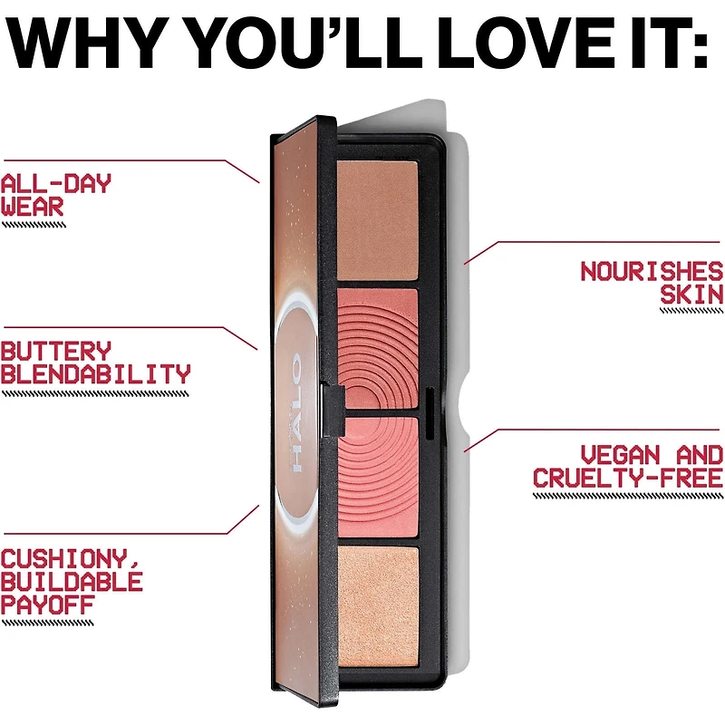 Palette Halo Sculpt + Glow Face – Pink Saturation