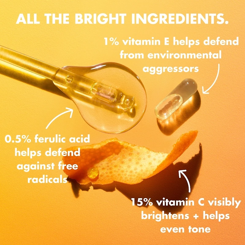 Sérum férulique avec vitamine C et E Bright Icon