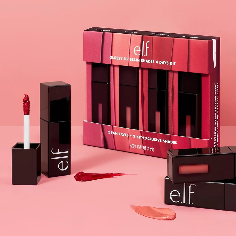 rousse de Teintures Glossy pour les Lèvres Shades 4 Days