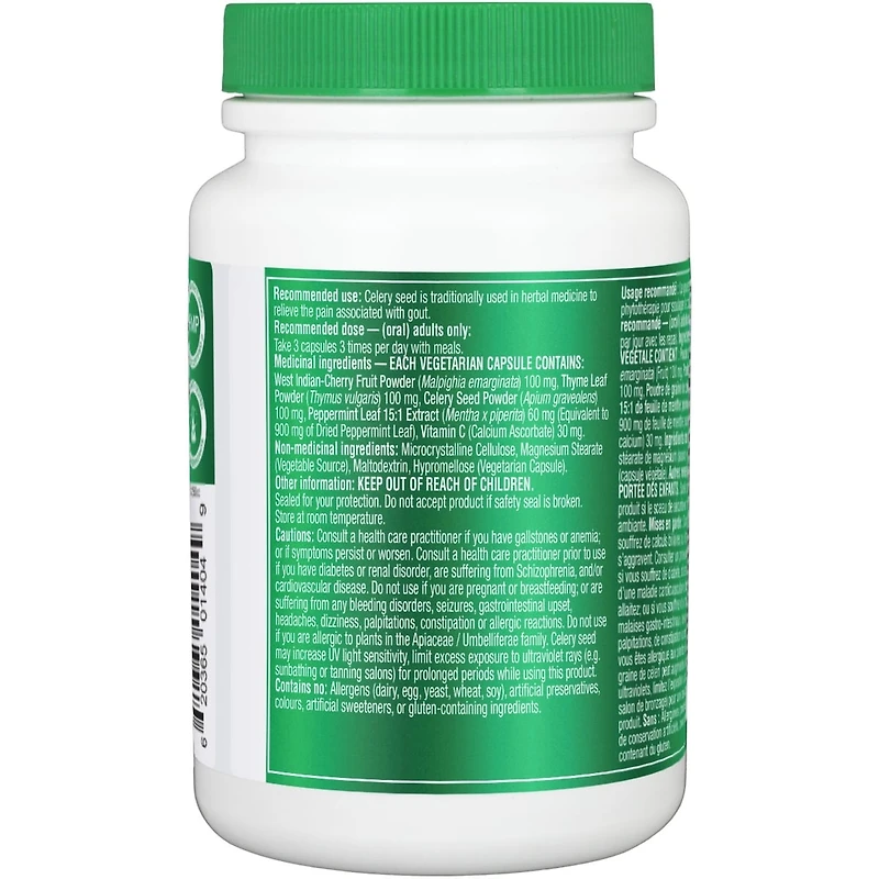 Goutrin en Capsules végétariennes