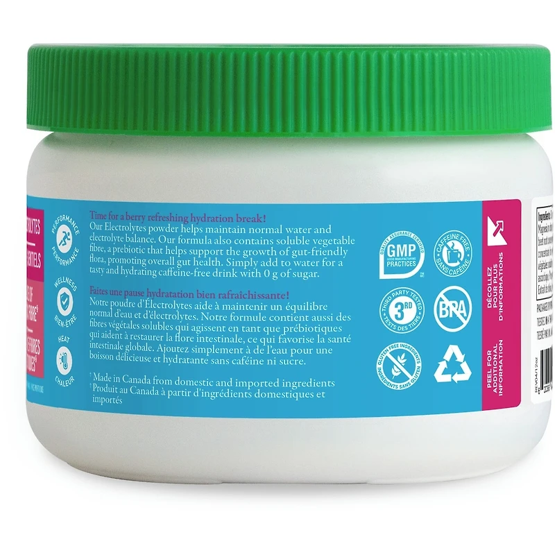 Electrolytes Wild Raspberry 210G TUB