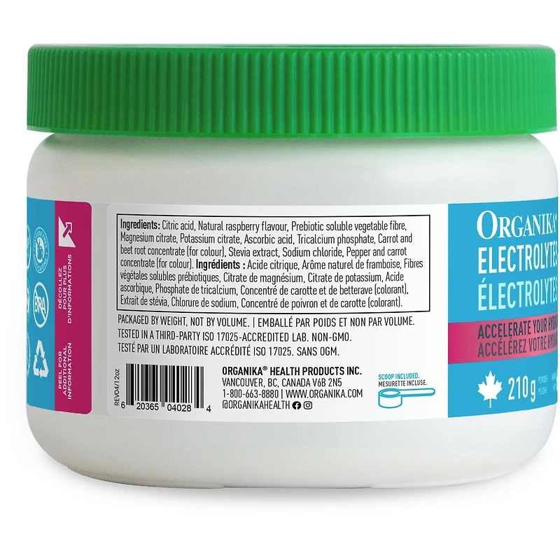 Electrolytes Wild Raspberry 210G TUB