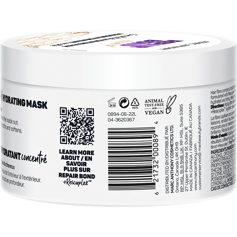 Masque hydratant concentré Marc Anthony® Repair Bond +Rescuplex™