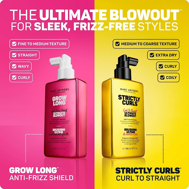 True Professional® Strictly Curls™ Curl to Straight Ultimate Blowout