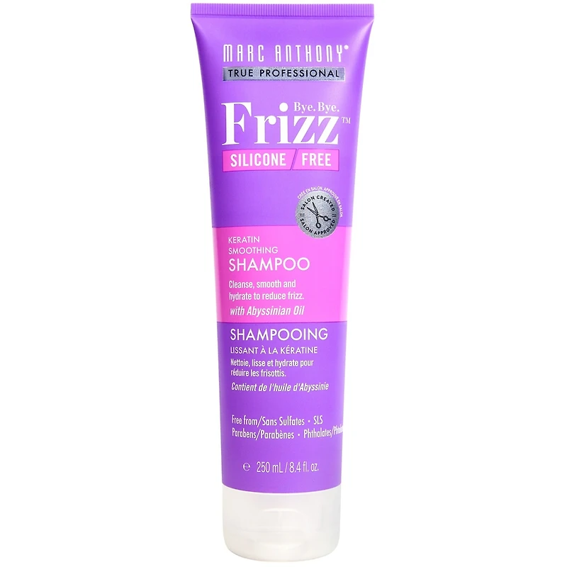 Bye Bye Frizz Sans Silicone Shampooing Lissant à la Kératine