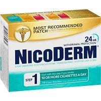 NICODERM® Stop Smoking System, STEP 1