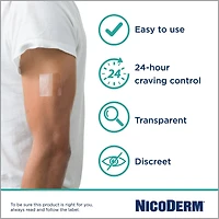 NICODERM® Stop Smoking System, STEP 1