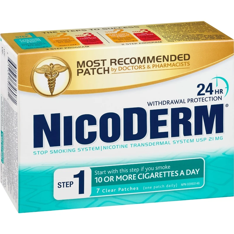 NICODERM® Stop Smoking System, STEP 1