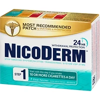 NICODERM® Stop Smoking System, STEP 1