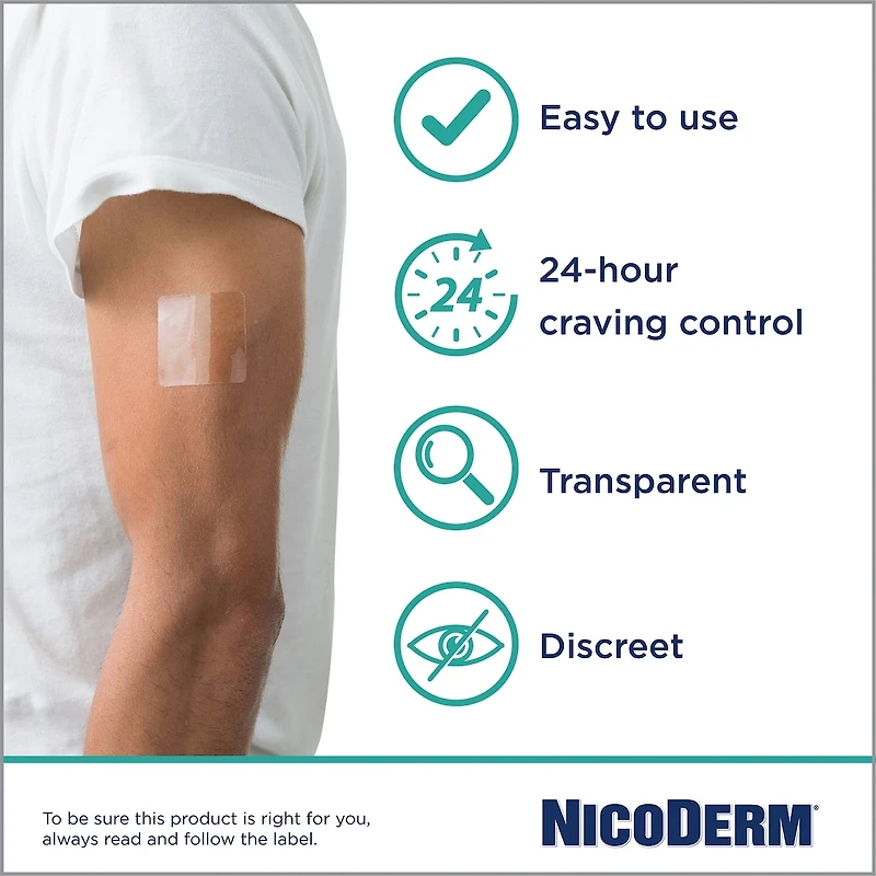 NICODERM® Stop Smoking System, STEP 1