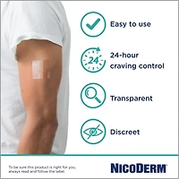 NICODERM® Stop Smoking System, STEP 1