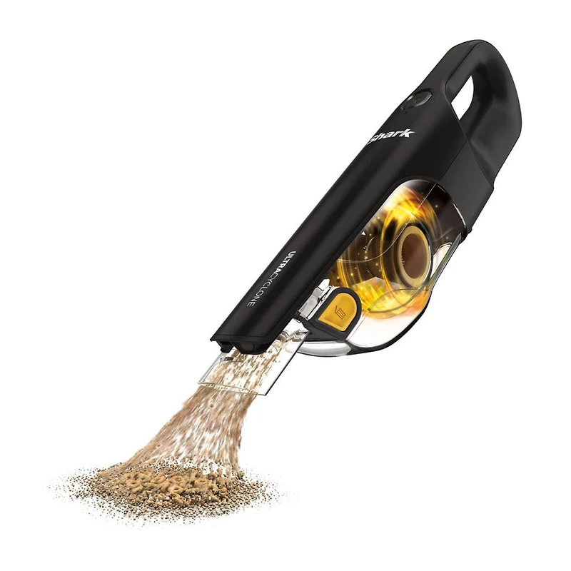 Aspirateur à main sans fil Shark UltraCyclone Pet Pro+ CH951 avec brosse électrique autonettoyante pour animaux - Noir