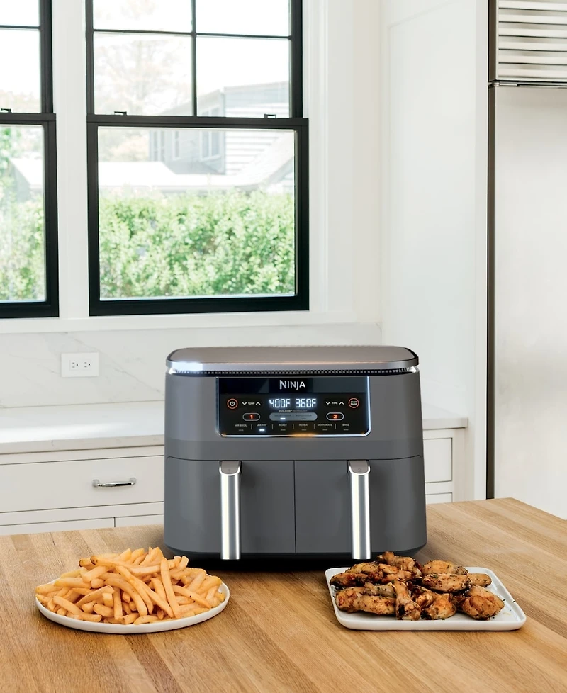 Foodi 6-en-1 7,5 l Friteuse à convection à 2 paniers avec technologie DualZone