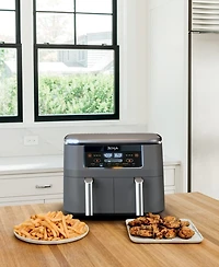 Foodi 6-en-1 7,5 l Friteuse à convection à 2 paniers avec technologie DualZone