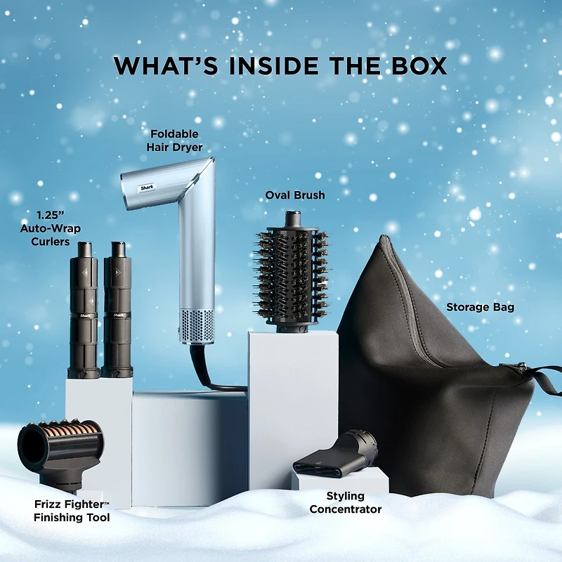 Shark FlexStyle Air Drying & Styling System Glacial Blue