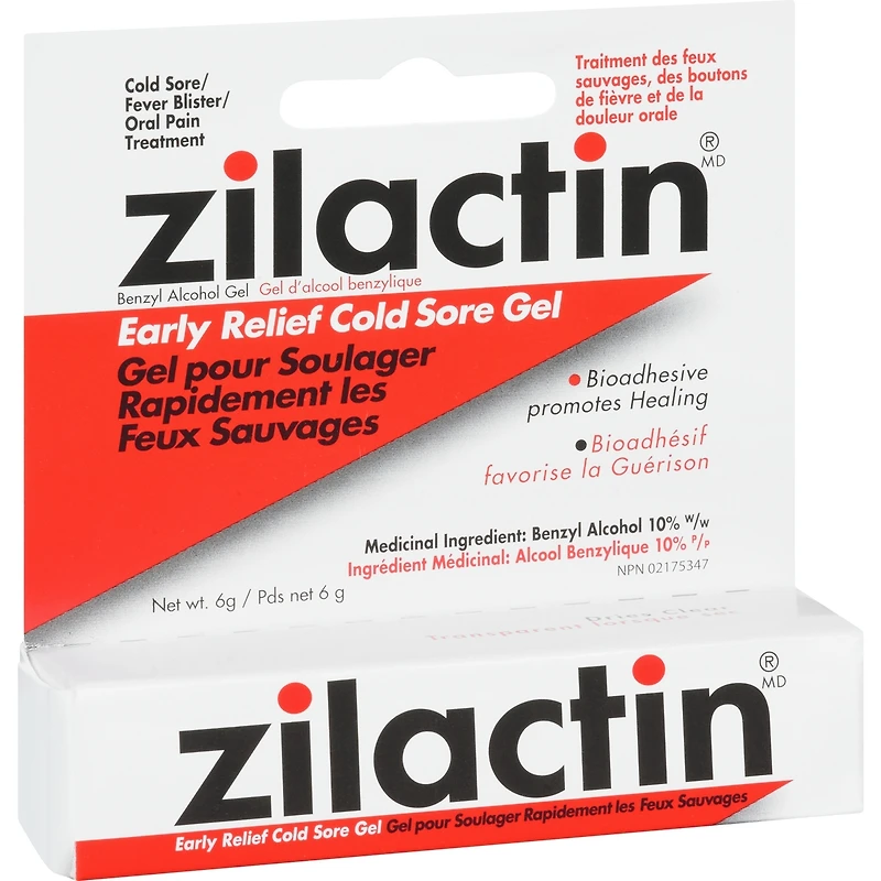 ZILACTIN MEDICATED GEL