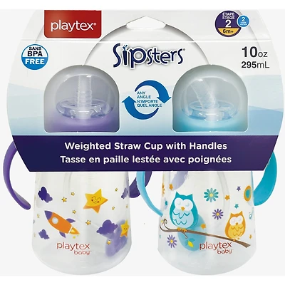 Playtex Baby® Tasse à paille lestée avec poignées