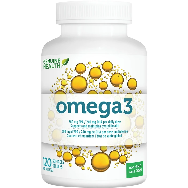 omega3+, supplément d'huile de poisson