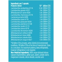 santé intestinale évoluée probiotique pour femmes, soin quotidien, de Genuine Health, 50 milliards d'UFC, 15 souches multiples
